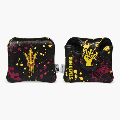 PRG Golf Arizona State Sun Devils 2025 Paint Splash Mallet Putter Cover NCAA