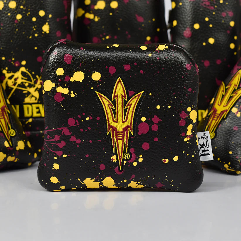 PRG Golf Arizona State Sun Devils 2025 Paint Splash Mallet Putter Cover NCAA