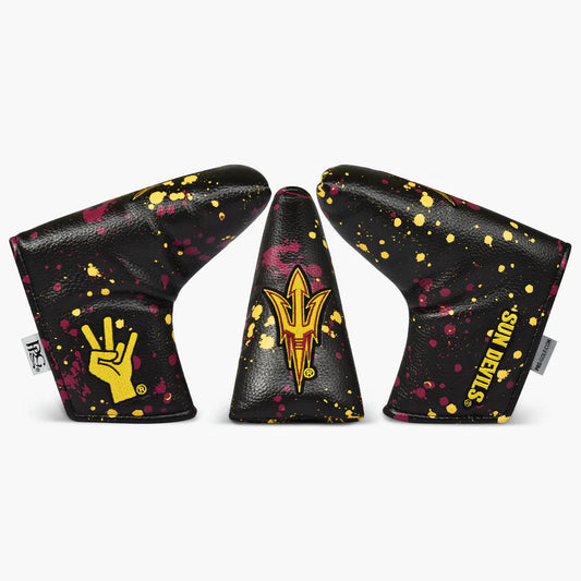 PRG Golf Arizona State Sun Devils 2025 Paint Splash Blade Putter Cover NCAA