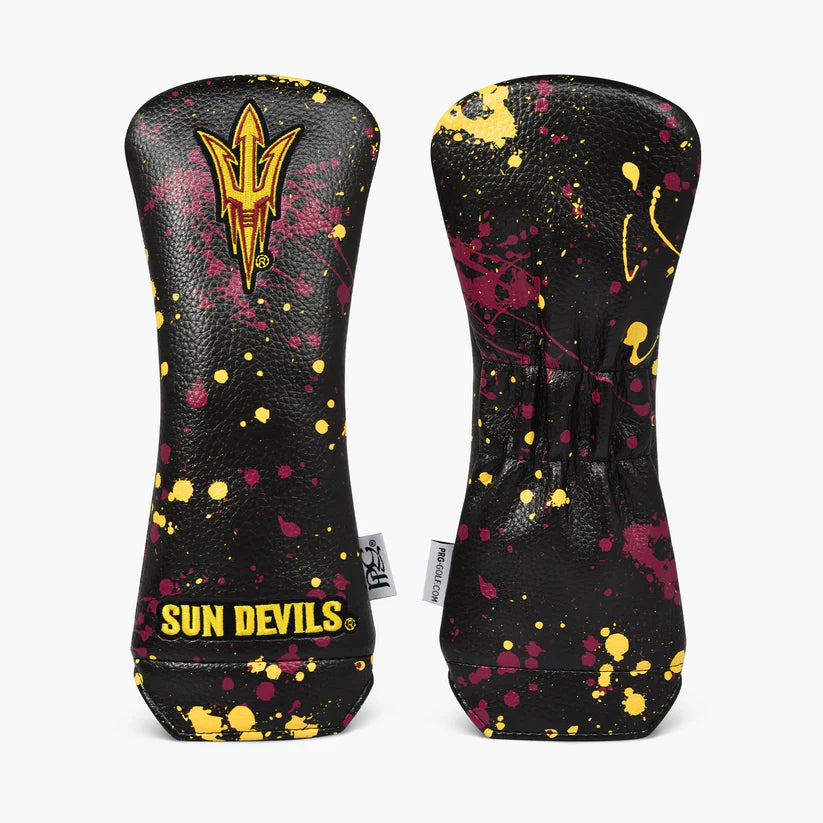 PRG Golf Arizona State Sun Devils New 2025 Paint Splash Rescue Head Cover NCAA