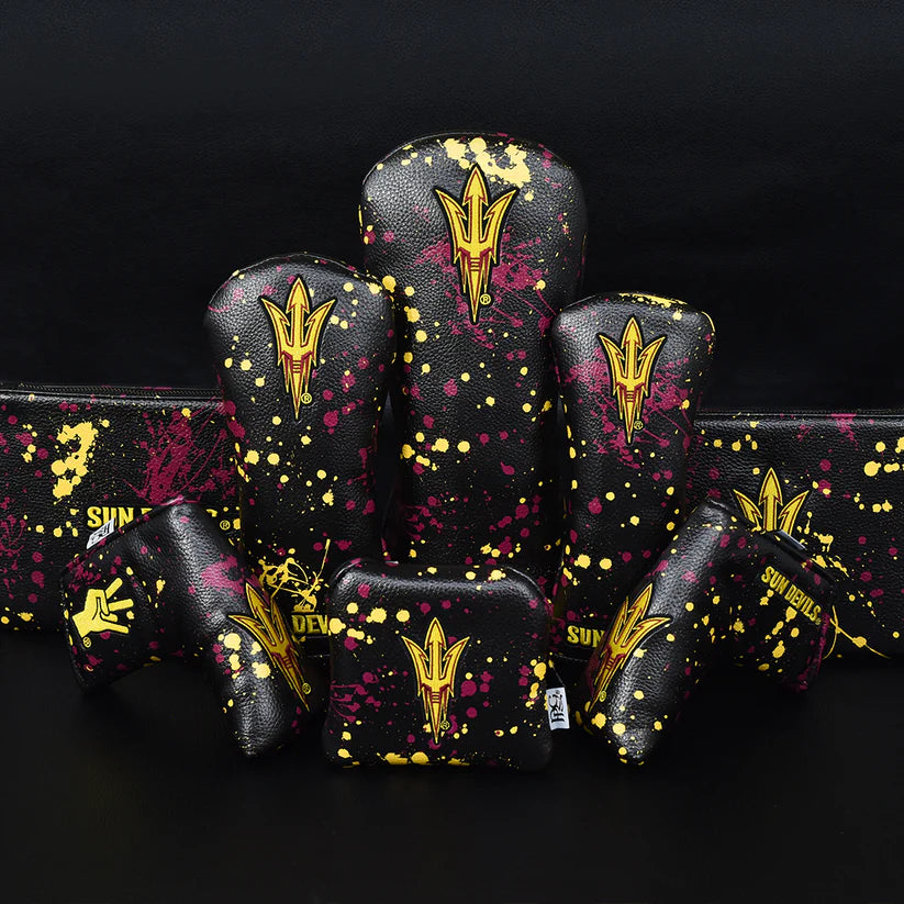 PRG Golf Arizona State Sun Devils New 2025 Paint Splash Rescue Head Cover NCAA