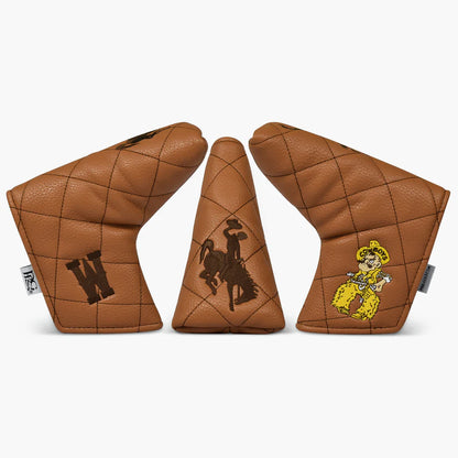 PRG Golf Authentic Wyoming Cowboys 2025 Blade Putter Cover NCAA Licensed
