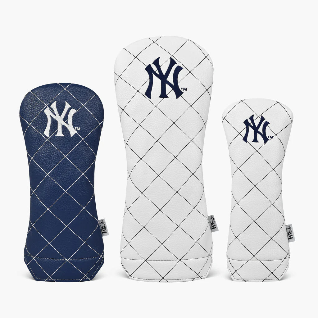PRG Golf Authentic New York Yankees Driver Fairway & Rescue Head Cover Set MLB