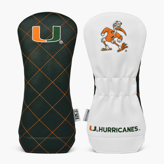 PRG Golf Authentic Miami Hurricanes 2025 Fairway Head Cover NCAA Licensed
