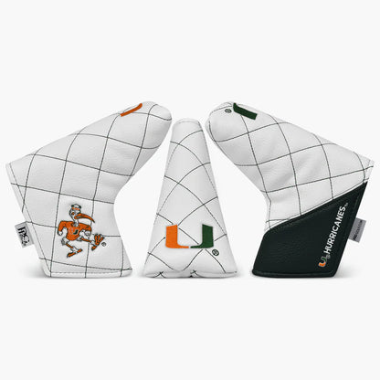 PRG Golf Authentic Miami Hurricanes 2025 Blade Putter Cover NCAA Licensed