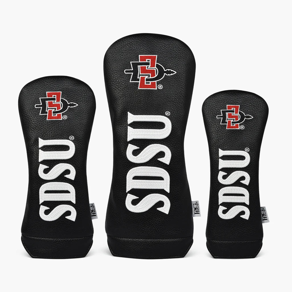 PRG Golf (Authentic) San Diego State Aztecs Driver, Fairway, & Rescue Head Cover Set