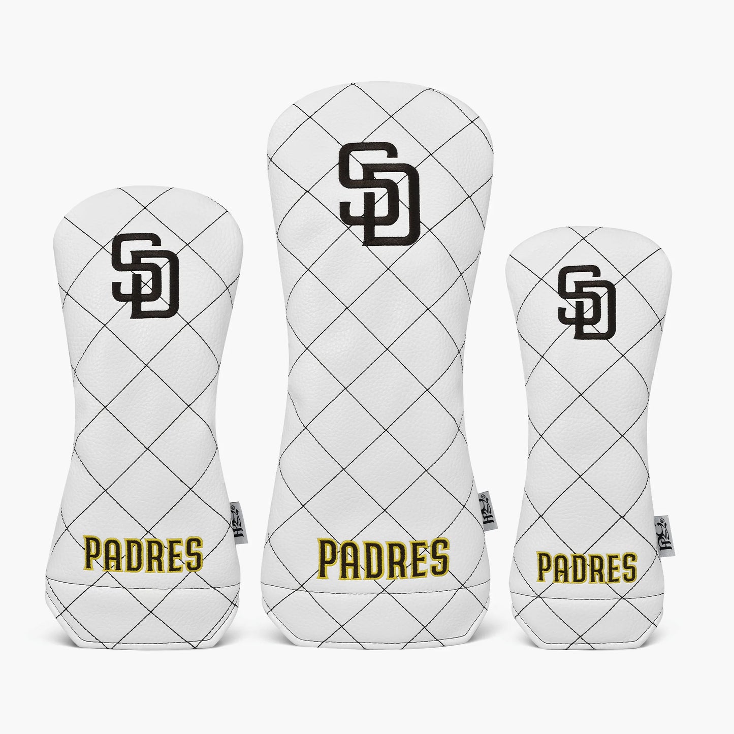 PRG Golf Authentic San Diego Padres Driver Fairway & Rescue Head Cover Set MLB Licensed