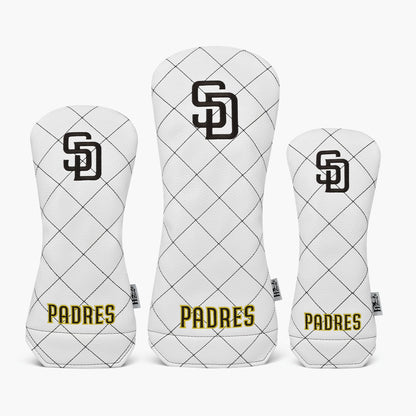 PRG Golf Authentic San Diego Padres Driver Fairway & Rescue Head Cover Set MLB Licensed
