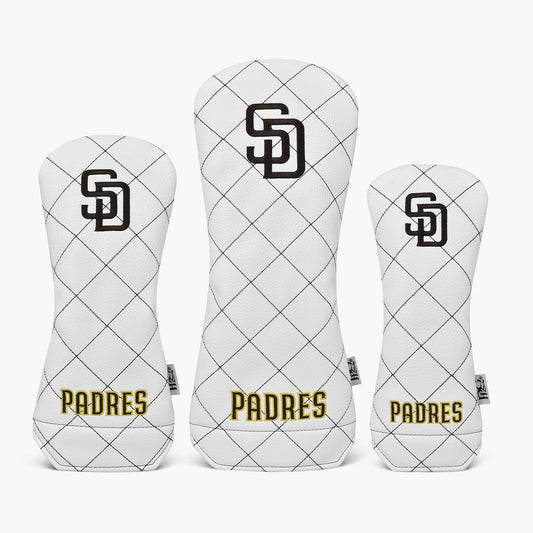 PRG Golf Authentic San Diego Padres Driver Fairway & Rescue Head Cover Set MLB Licensed