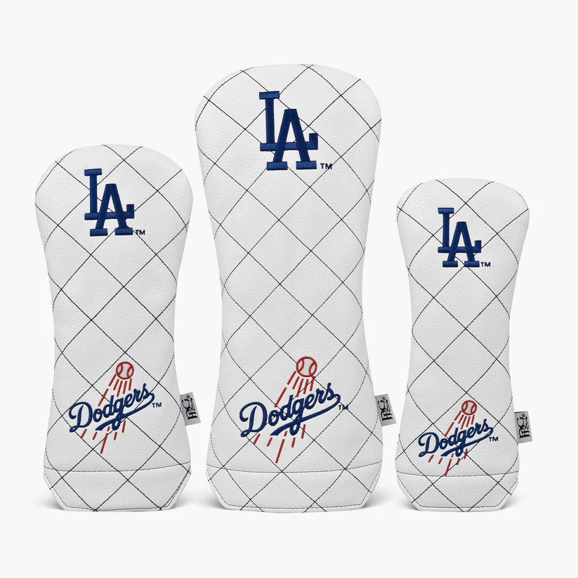 PRG Golf Authentic Los Angeles Dodgers Driver Fairway & Rescue Head Cover Set MLB Licensed