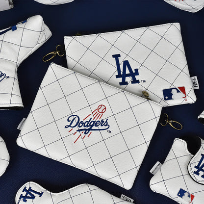 PRG Golf Los Angeles Dodgers New Stitch Premium 9" x 7" Zip Tote