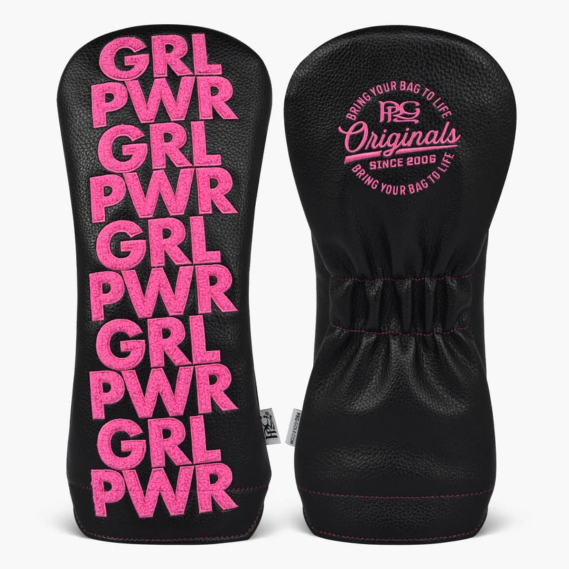 PRG Golf 2025 Originals Collection Girl (GRL) Power Head Cover Set w/Driver, Fairway & Rescue