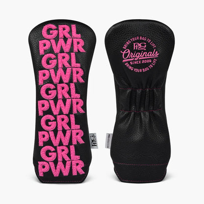 PRG Golf 2025 Originals Collection Girl (GRL) Power Head Cover Set w/Driver, Fairway & Rescue
