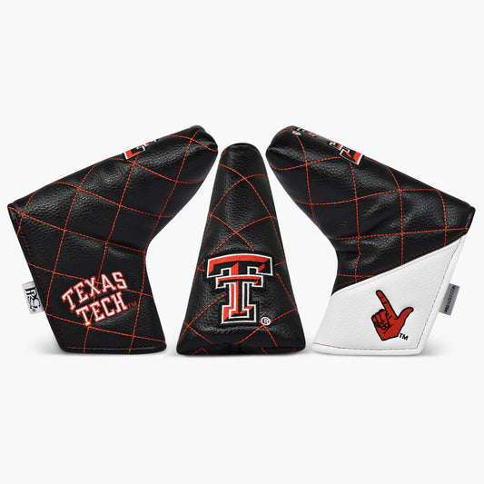 PRG Golf Authentic Texas Tech Red Raiders Stitch Pattern Blade Putter Cover NCAA