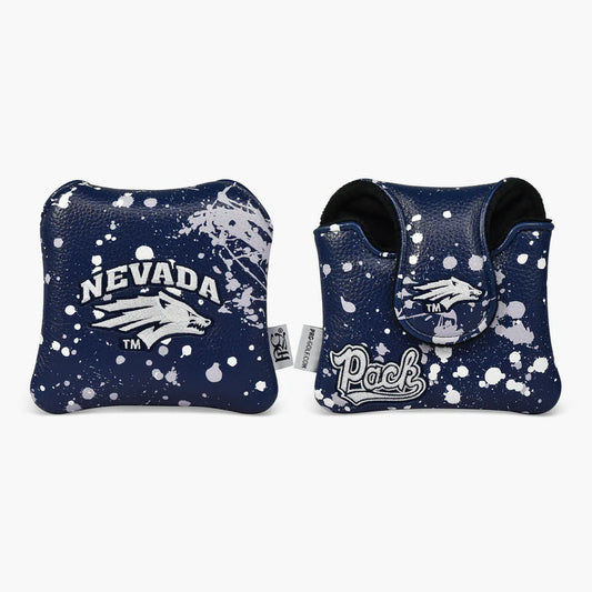 PRG Golf Authentic Nevada-Reno Wolf Pack Splash Pattern Mallet Putter Cover