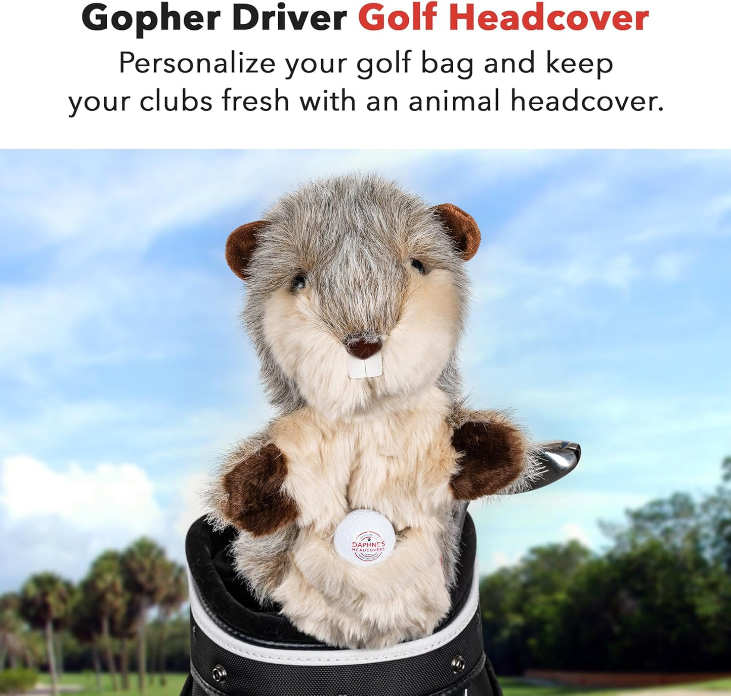 Daphne's Authentic Gopher Driver Headcover
