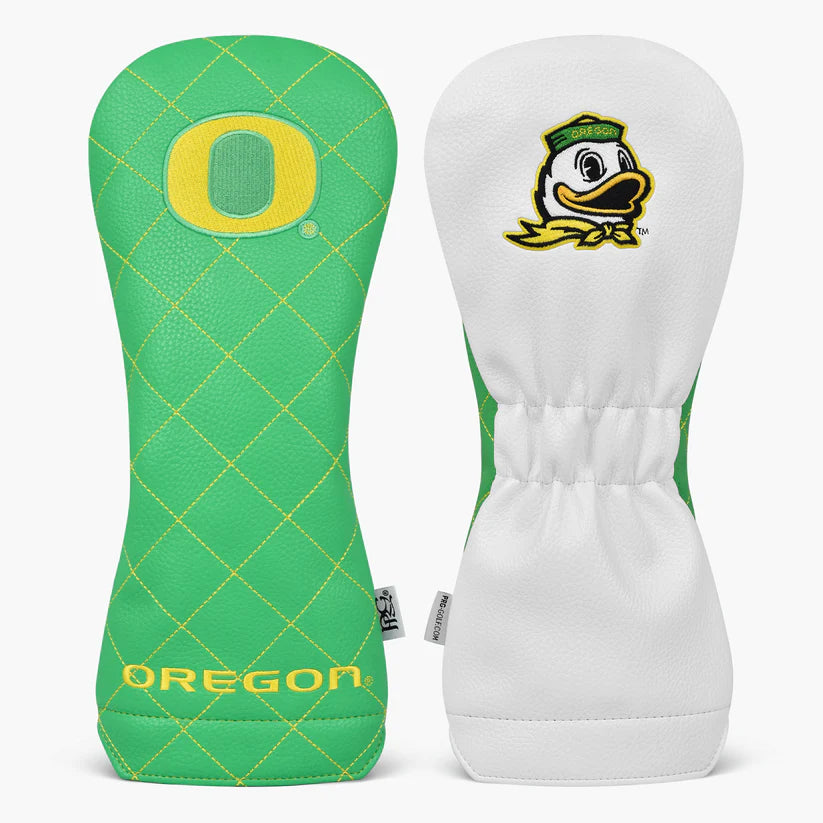 PRG Golf Authentic Oregon Ducks Stitch Pattern Rescue/Hybrid Head Cover NCAA