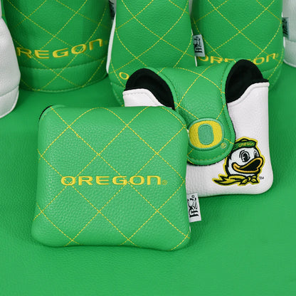 PRG Golf Authentic Oregon Ducks Stitch Pattern Mallet Putter Cover NCAA Licensed
