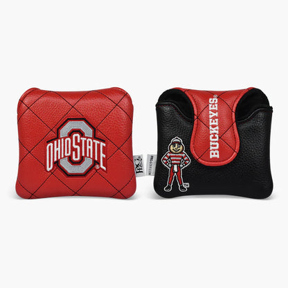 PRG Golf Authentic Ohio State Buckeyes Stitch Pattern Mallet Putter Cover NCAA Licensed