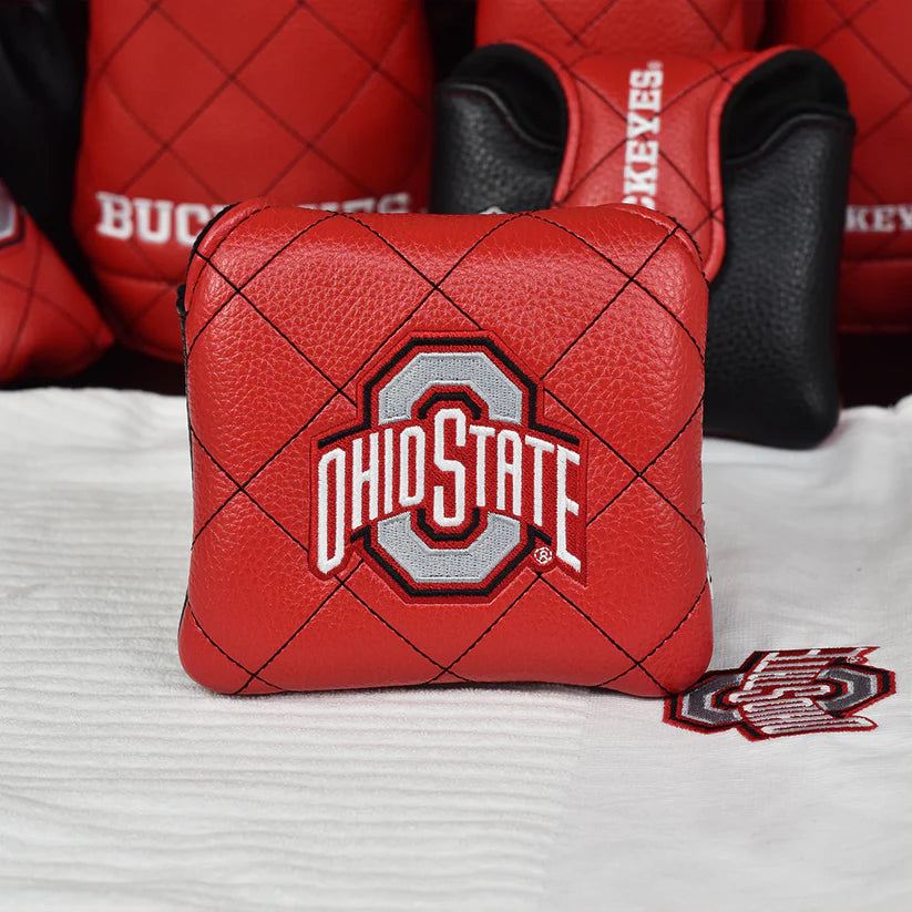 PRG Golf Authentic Ohio State Buckeyes Stitch Pattern Mallet Putter Cover NCAA Licensed