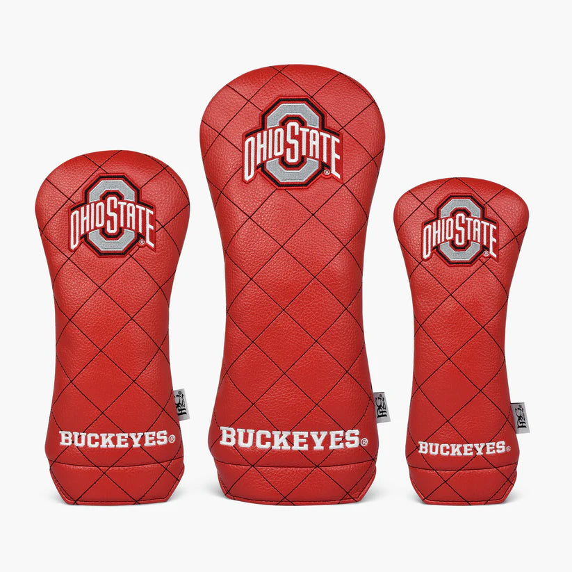 PRG Golf (Authentic) Ohio State Buckeyes Stitch Driver, Fairway & Rescue Headcover Set