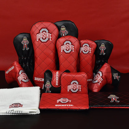 PRG Golf (Authentic) Ohio State Buckeyes Stitch Driver, Fairway & Rescue Headcover Set