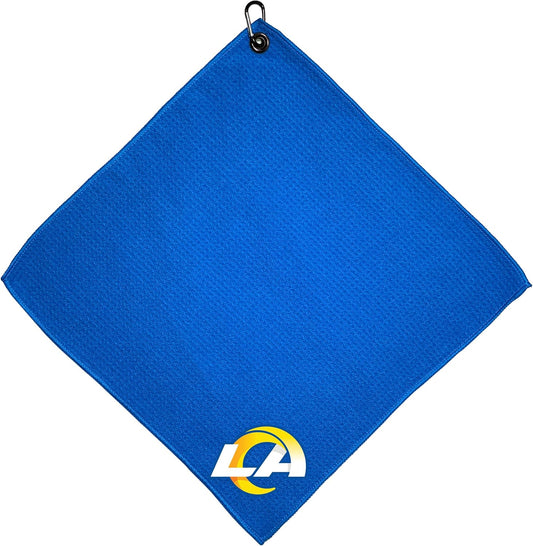 Team Golf USA Los Angeles Rams Microfiber Golf Towel 15"X15" NFL Licensed