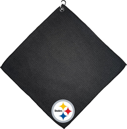 Team Golf USA Pittsburgh Steelers Microfiber Golf Towel 15"X15" NFL Licensed