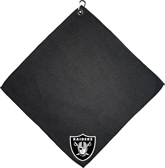 Team Golf USA Las Vegas Raiders Microfiber Golf Towel 15"X15" NFL Licensed