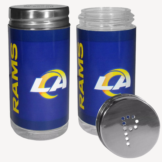 Siskiyou Gifts Los Angeles Rams Glass Salt and Pepper Shakers, NFL Licensed