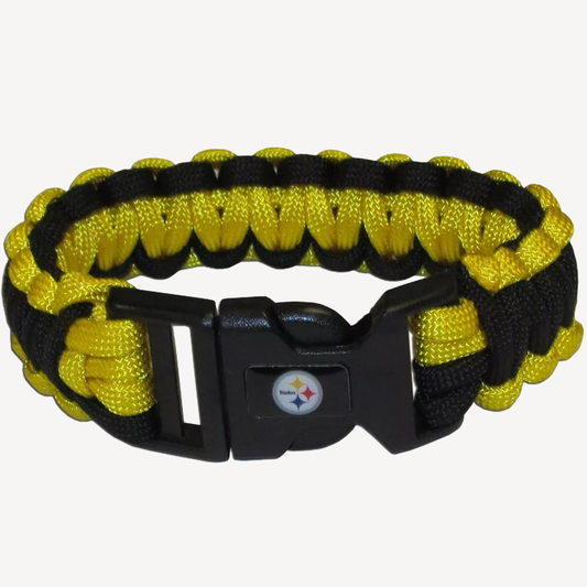 Siskiyou Gifts Pittsburgh Steelers Survivor Bracelet, NFL Licensed