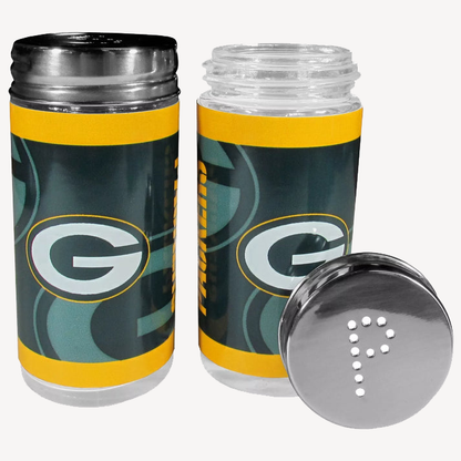 Siskiyou Gifts Green Bay Packers Glass Salt and Pepper Shakers, NFL Licensed