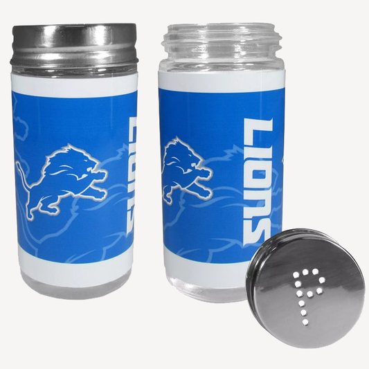 Siskiyou Gifts Detroit Lions Glass Salt and Pepper Shakers, NFL Licensed