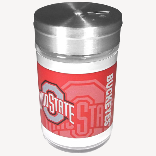 Siskiyou Gifts Ohio State Buckeyes Glass Tailgater Seasoning Shaker, NCAA Licensed