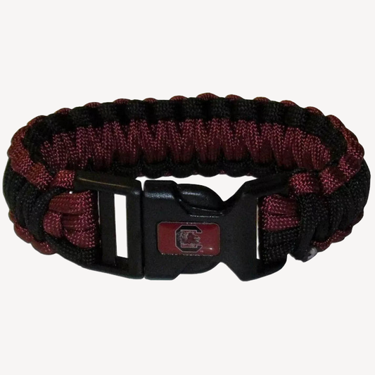Siskiyou Gifts South Carolina Gamecocks Survivor Bracelet, NCAA Licensed