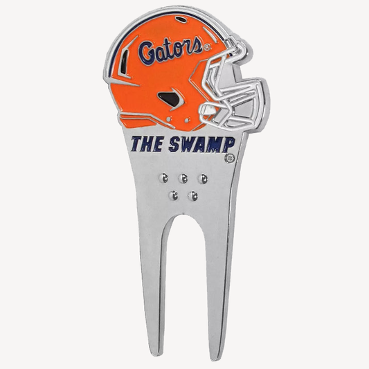 Siskiyou Gifts Florida Gators Metal Helmet Divot Tool w/1"Golf Ball Marker, NCAA Licensed
