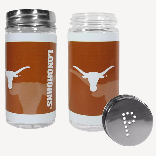 Siskiyou Gifts Texas Longhorns Glass Salt and Pepper Shakers, NCAA Licensed