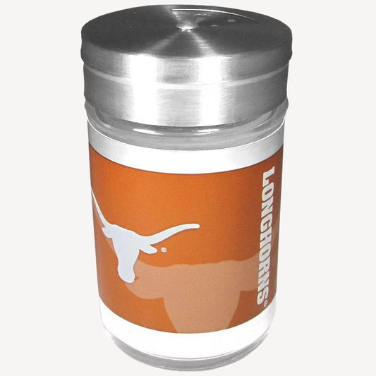 Siskiyou Gifts Texas Longhorns Glass Tailgater Seasoning Shaker, NCAA Licensed