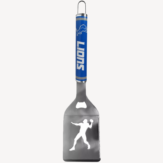 Siskiyou Gifts Detroit Lions Stainless Steel BBQ Spatula w/Bottle Opener, NFL Licensed