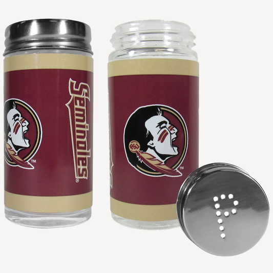 Siskiyou Gifts Florida State Seminoles Glass Salt and Pepper Shakers, NCAA Licensed
