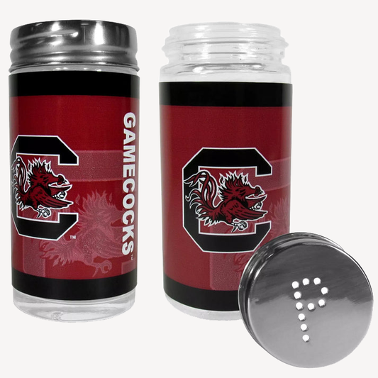 Siskiyou Gifts South Carolina Gamecocks Glass Salt and Pepper Shakers, NCAA Licensed