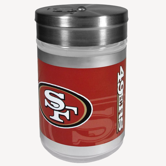 Siskiyou Gifts San Francisco 49ers Glass Tailgater Seasoning Shaker, NFL Licensed