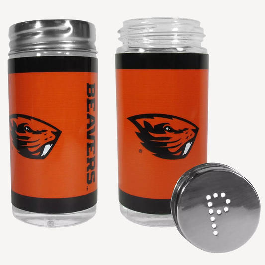 Siskiyou Gifts Oregon State Beavers Glass Salt and Pepper Shakers, NCAA Licensed