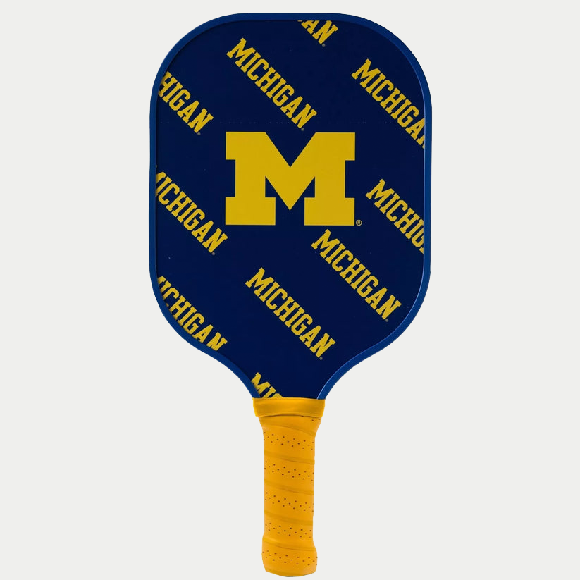 Parrot Paddles Carbon Fiber Michigan Wolverines Pickleball Paddle 12MM Thick (NCAA )