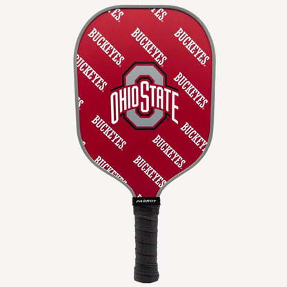 Parrot Paddles Carbon Fiber Ohio State Buckeyes Pickleball Paddle 12MM Thick (NCAA)