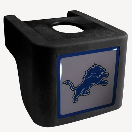 Siskiyou Gifts Detroit Lions Shin Shield Hitch Cover Fits 2 1/2" Ball Mount, NFL Licensed