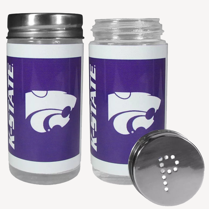 Siskiyou Gifts Kansas State Wildcats Glass Salt and Pepper Shakers, NCAA Licensed