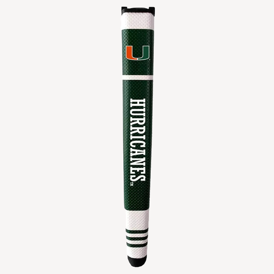 Team Golf Miami Hurricanes Oversized Pistol Putter Grip NCAA Licensed