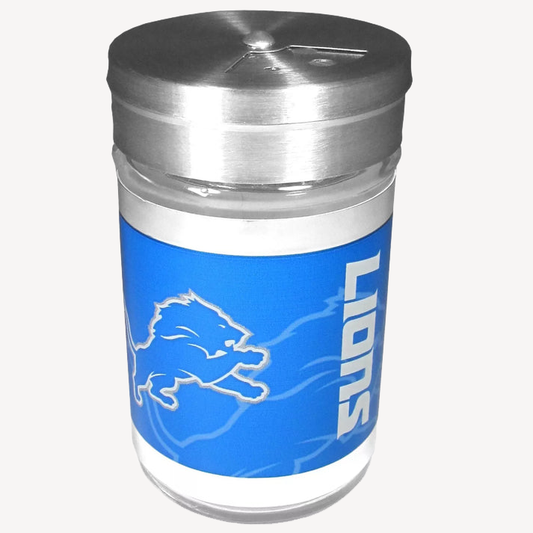 Siskiyou Gifts Detroit Lions Glass Tailgater Seasoning Shaker, NFL Licensed