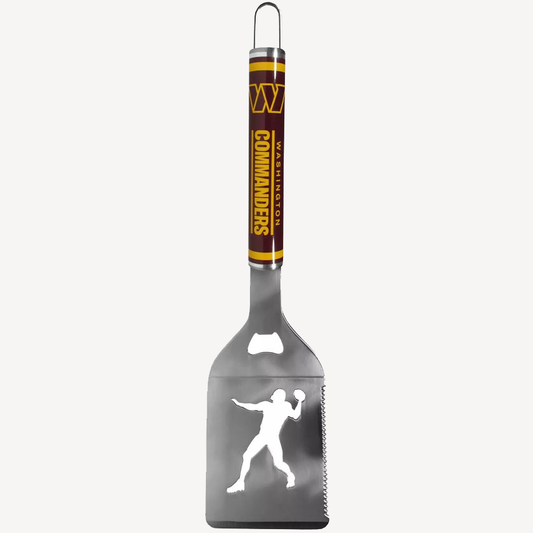 Siskiyou Gifts Washington Commanders Stainless Steel BBQ Spatula w/Bottle Opener, NFL Licensed